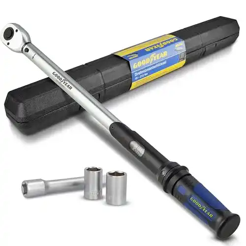 Drehmomentschlüssel 3/8 Zoll Goodyear 75522, einstellbar