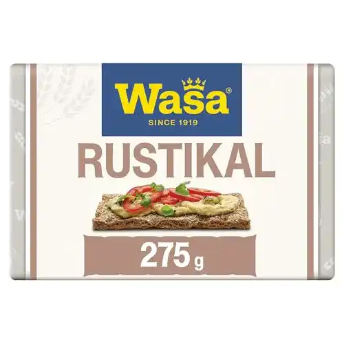 Wasa-Knäckebrot Wasa Knäckebrot Rustikal, 12 x 275g