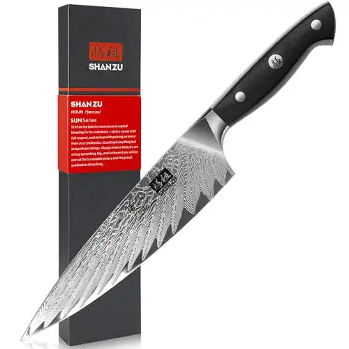 Shan-Zu-Messer SHAN ZU Kochmesser, 20cm Profi Damaskus