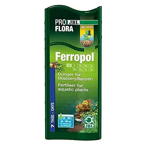 Wasserpflanzendünger JBL Ferropol 23042 für Süßwasser, 250 ml