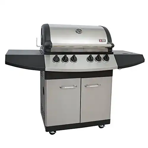 Gasgrill mit Seitenbrenner Mayer Barbecue ZUNDA MGG-341 Pro