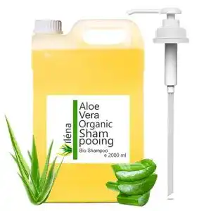 Shampoo ohne Silikone Oïléna Bio Shampoo mit Aloe Vera, Argan