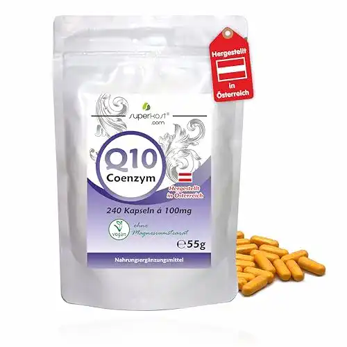 Coenzym Q10 Superkost 240 Kapseln, CoQ10 100mg