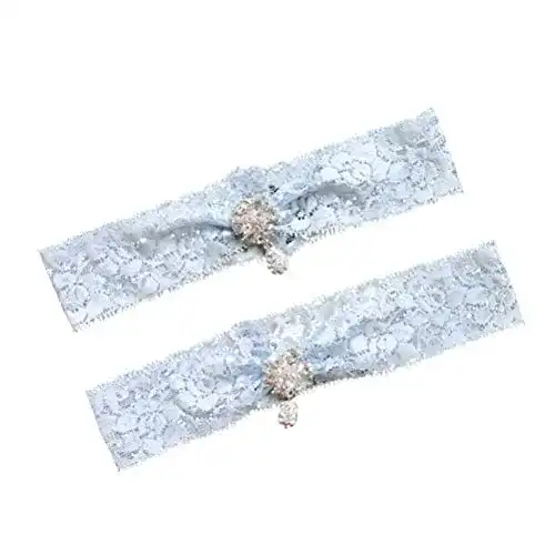 Strumpfband Hochzeit YeahiBaby Blaue Hochzeit Braut