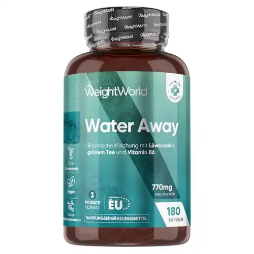 Entwässerungstabletten WeightWorld Water Away Kapseln