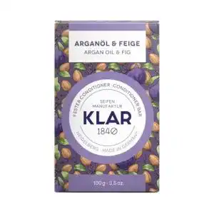 Klar-Seife Klar Seifen festes Shampoo Argan&Feige 100g