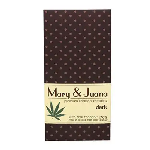 Dunkle Schokolade Euphoria Mary & Juana Hanf (80 g)