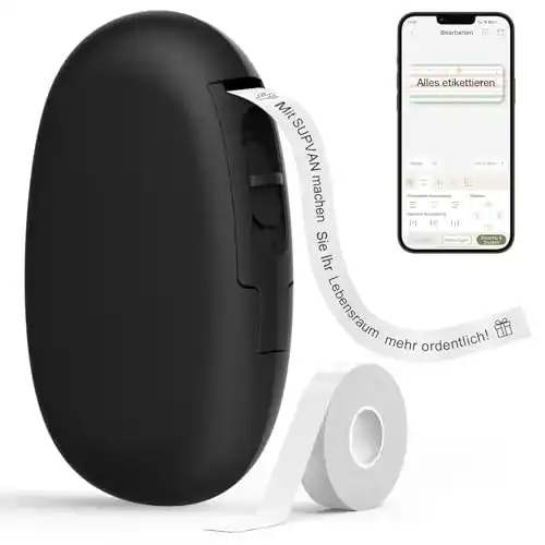 Bluetooth-Etikettendrucker SUPVAN Etikettendrucker