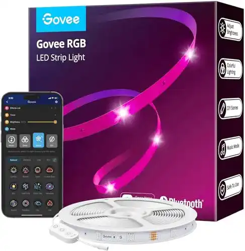 Govee-LED-Strip Govee LED Strip 20m, Bluetooth RGB LED Streifen