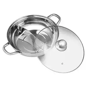 Hot Pot BESTonZON Besonzon Kocher, 30 cm, Edelstahl