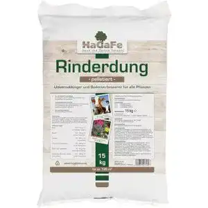 Rinderdung HaGaFe Organischer Gartendünger, 15kg (1x15kg)