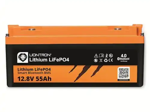 LIONTRON LIONTRON LiFePO4 12V 55Ah, Smart Bluetooth BMS