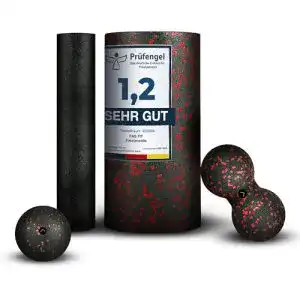 Faszienrollen-Set Fas Fit Faszien Fitness 4 in 1 Set: Faszienrolle + Mini-Rolle
