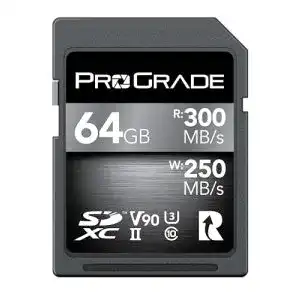 SDXC (64 GB) ProGrade Digital SD UHS-II 64 GB Karte V90