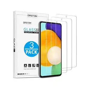 Samsung-Galaxy-A52-Panzerglas OMOTON, 3 Stück, 2.5D Kante