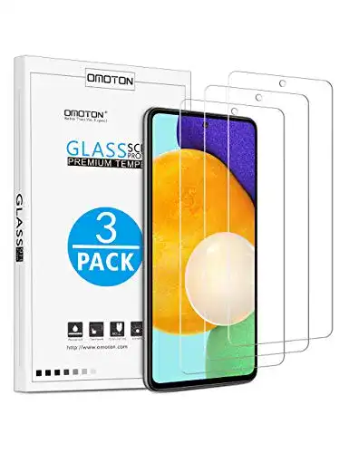 Die beste Samsung-Galaxy-A52-Panzerglas OMOTON, 3 Stück, 2.5D Kante 2026 Test Bestseller Samsung-Galaxy-A52-Panzerglas OMOTON, 3 Stück, 2.5D Kante