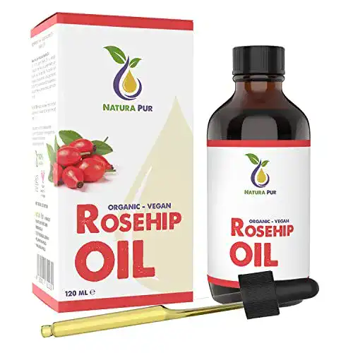 Hagebuttenöl Natura Pur BIO 120ml (Wildrosenöl), vegan