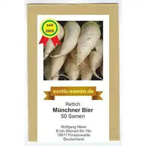 Rettich-Samen exotic-samen Rettich, Münchner Bier, 50 Samen