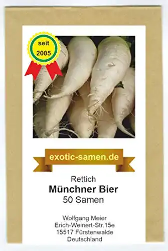 Rettich-Samen exotic-samen Rettich, Münchner Bier, 50 Samen