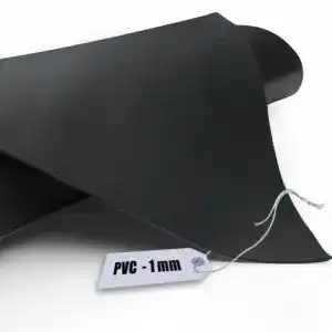 Teichfolie 1 mm PVC Teichfolie 1mm schwarz in 1m x 4m