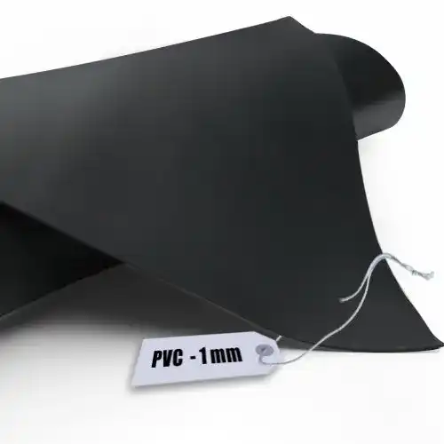 Teichfolie 1 mm PVC Teichfolie 1mm schwarz in 1m x 4m