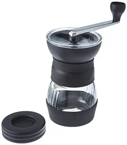 Hand-Kaffeemühle HARIO MMCS-2B Skerton Pro, Glas, Schwarz