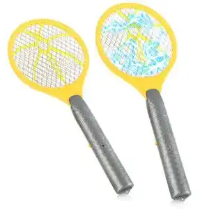 Elektrische Fliegenklatsche com-four ® 2X Elektronisch gelb