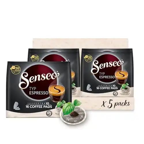 Senseo-Pads Senseo Pads Typ Espresso UTZ zertifiziert, 5er Pack