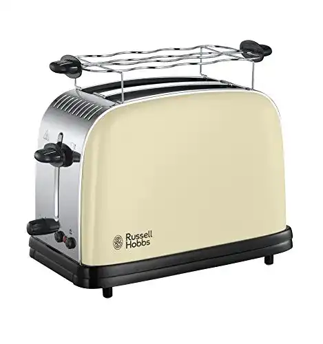 Retro-Toaster Russell Hobbs Toaster Colours+ creme, 1670W