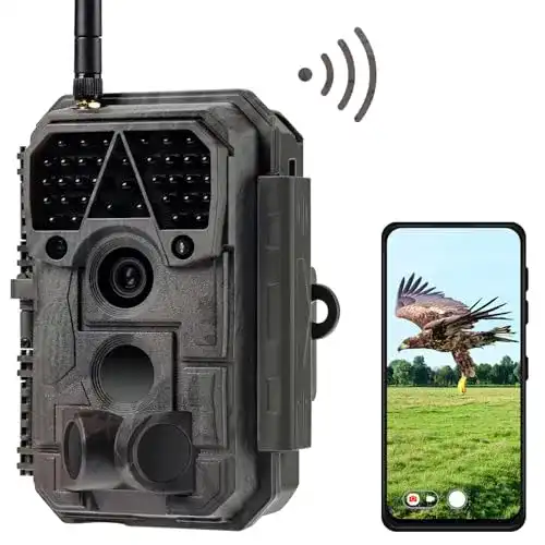 Wildkamera mit WLAN Meidase P100 (2022) mit App 32MP H.264