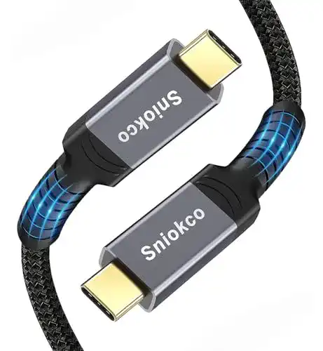 Thunderbolt-3-Kabel Sniokco Thunderbolt 3 Kabel 40Gbps/2M