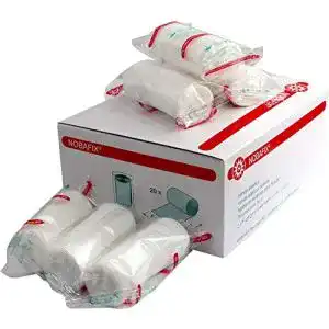 Mullbinden NOBA 20 Stück Fixierbinden 6 cm x 4 m