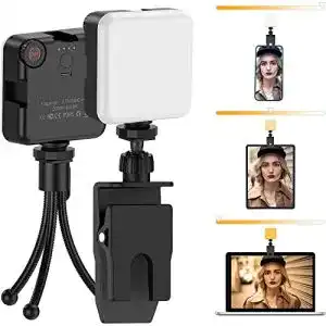 Videokonferenz-Beleuchtung TENROOP Set, LED mit Stativ & Clip