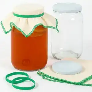 Fermentiergläser myFERMENTS Große Kristall- mit Deckel 2l- 2