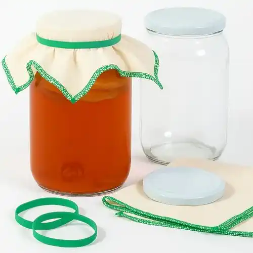 Fermentiergläser myFERMENTS Große Kristall- mit Deckel 2l- 2