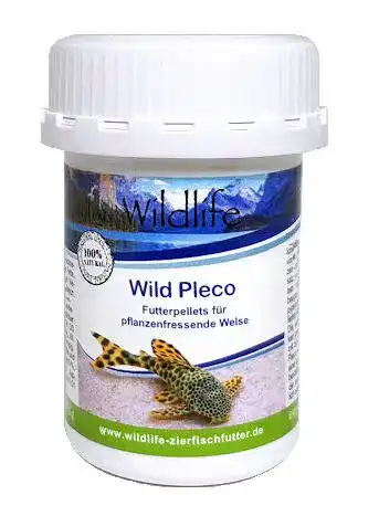 Welsfutter Wildlife Wild Pleco Natürliche Futterpellets 45 g