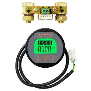 Batteriemonitor QWORK ® Tester Voltmeter Amperemeter