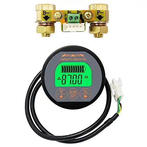 Batteriemonitor QWORK ® Tester Voltmeter Amperemeter