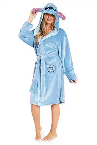 Bademantel Damen Disney Lilo & Stitch , Morgenmantel Damen Stitch