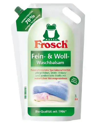 Feinwaschmittel Frosch Fein- & Woll-Waschbalsam (2 x1,8 l)