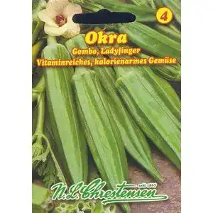 Okra-Samen N.L. Chrestensen Erfurter Samen- und Pflanzenzucht