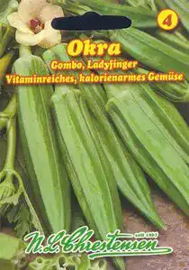 Okra-Samen N.L. Chrestensen Erfurter Samen- und Pflanzenzucht