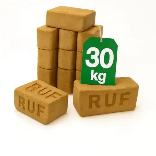 Holzbriketts aus Nadelholz 30kg – versandkostenfrei! Ofenbriketts