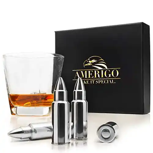 Whisky-Steine Amerigo Premium Edelstahl Steine Geschenkset