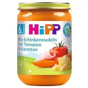 Hipp-Babynahrung HiPP Bio-Schinkennudeln mit Tomaten Karotten
