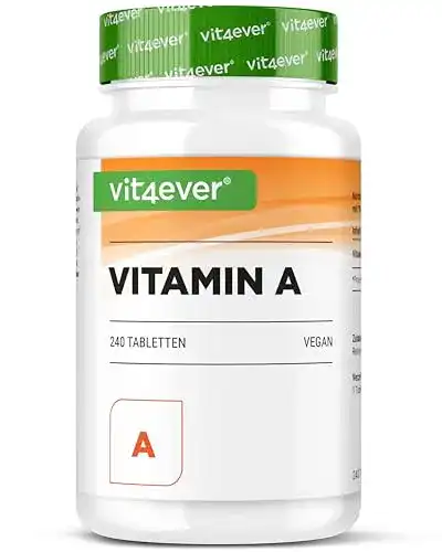 Vitamin A Vit4ever, 10.000 I.E. (3000 µg), 240 Tabletten