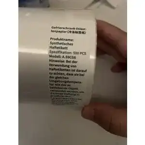 Gefrieretiketten LECOKIT 500 selbstklebend, 62x30mm