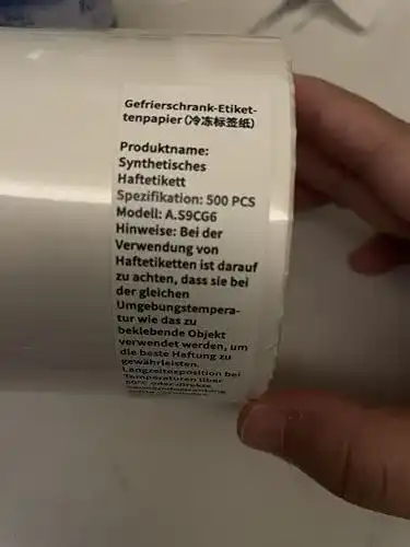 Gefrieretiketten LECOKIT 500 selbstklebend, 62x30mm