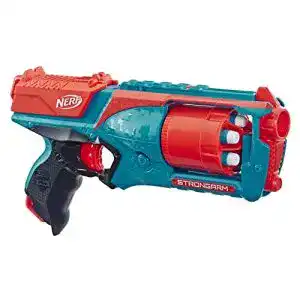 Nerf-Gun NERF Elite Strongarm orangefarbener Blaster 6 Elite Darts