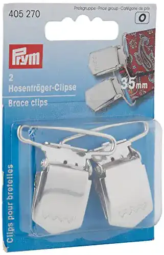 Hosenträger-Clips Prym Hosenträgerclips 35 mm Stahl